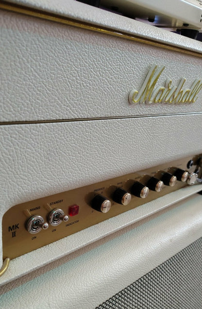 Marshall 1987X Plexi Reissue Half Stack – White Tolex – 50 Watts of Guitar Heaven – 1997 Limited Edition - (only 250 made) – Steve McKinley Approved!