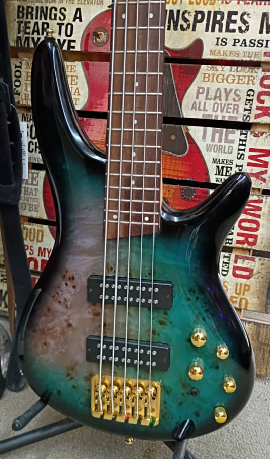 🌊🔥 Ibanez SR405EPBDX – Tropical Seafloor Burst (Super Clean, Possibly Rare)
