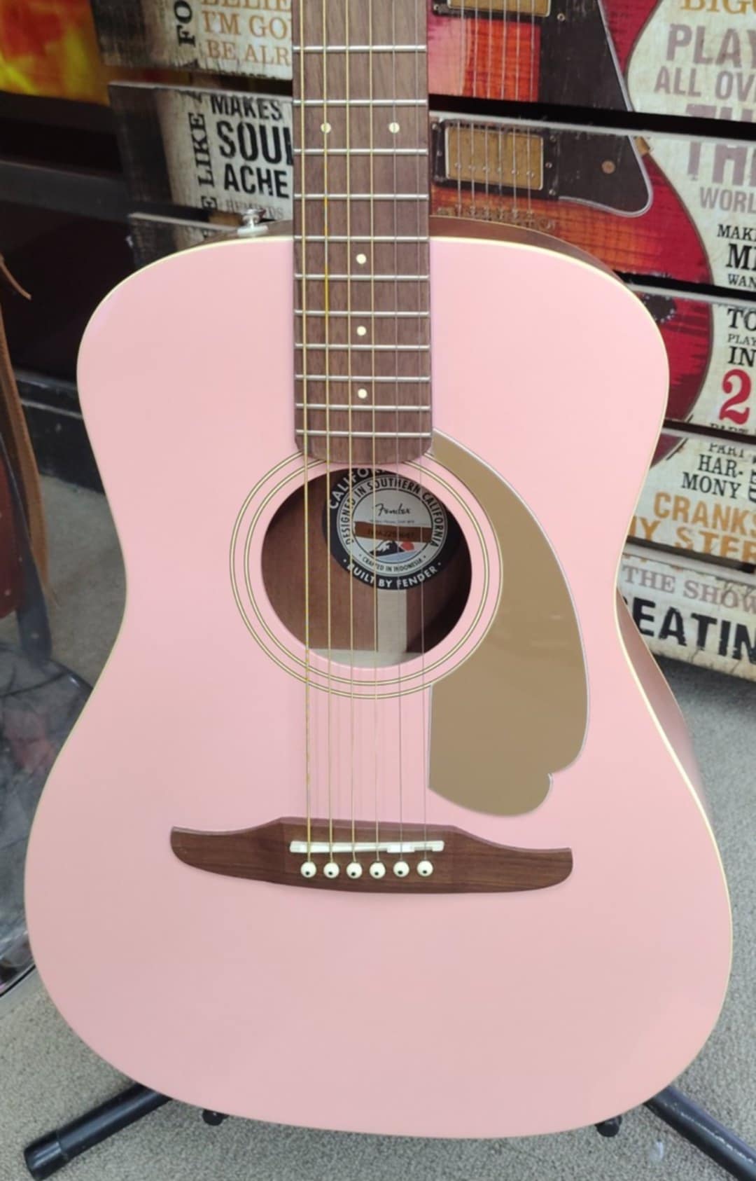 Fender Malibu Player Acoustic/Electric - Shell Pink - B-stock