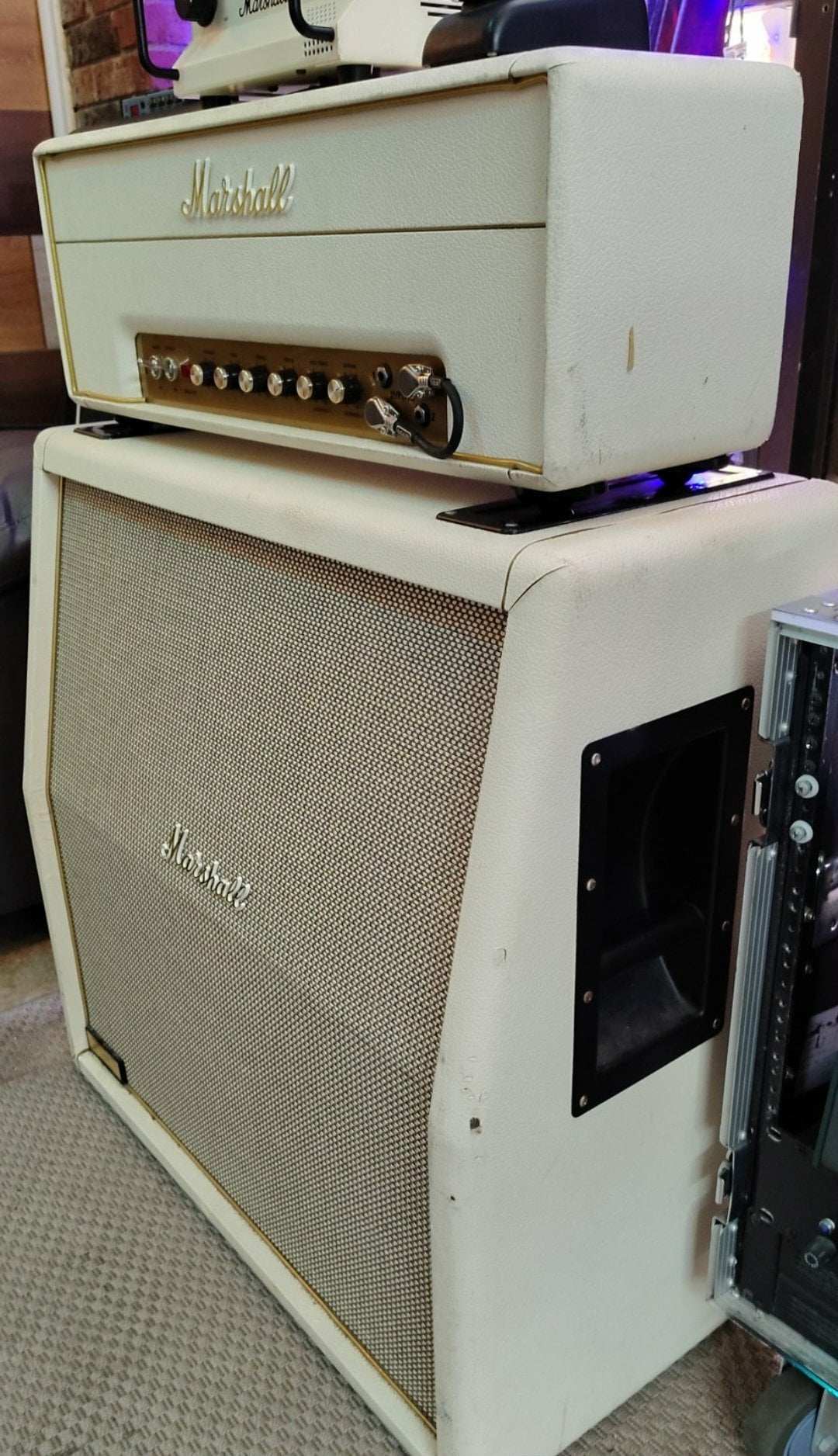 Marshall 1987X Plexi Reissue Half Stack – White Tolex – 50 Watts of Guitar Heaven – 1997 Limited Edition - (only 250 made) – Steve McKinley Approved!