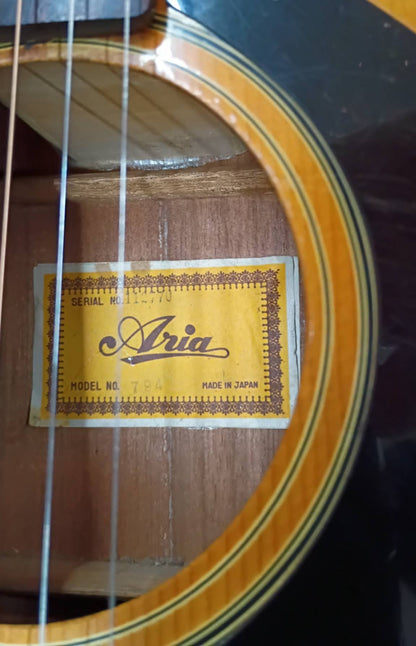 Vintage Aria 794 Acoustic – Early 70s MIJ Sleeper - Coolness on a Budget!