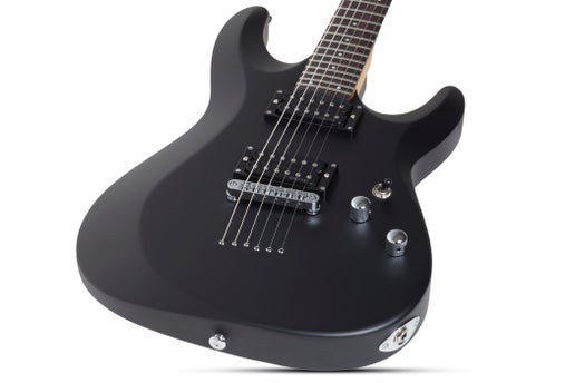 Schecter C-6 Deluxe Satin Black (SBK)