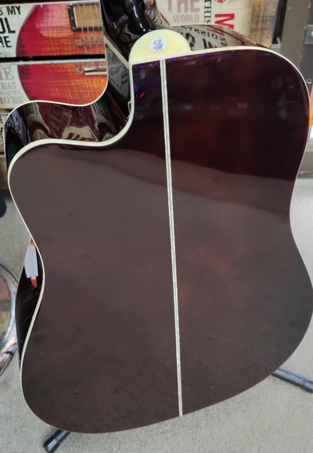 Oscar Schmidt OG2CESM-A Acoustic/Electric Guitar — "Used" but Only Technically - Spalted Maple - by Washburn