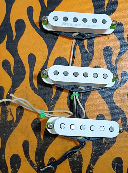 USED Seymour Duncan Vintage Staggered Strat Pickups - SSL-1 Set