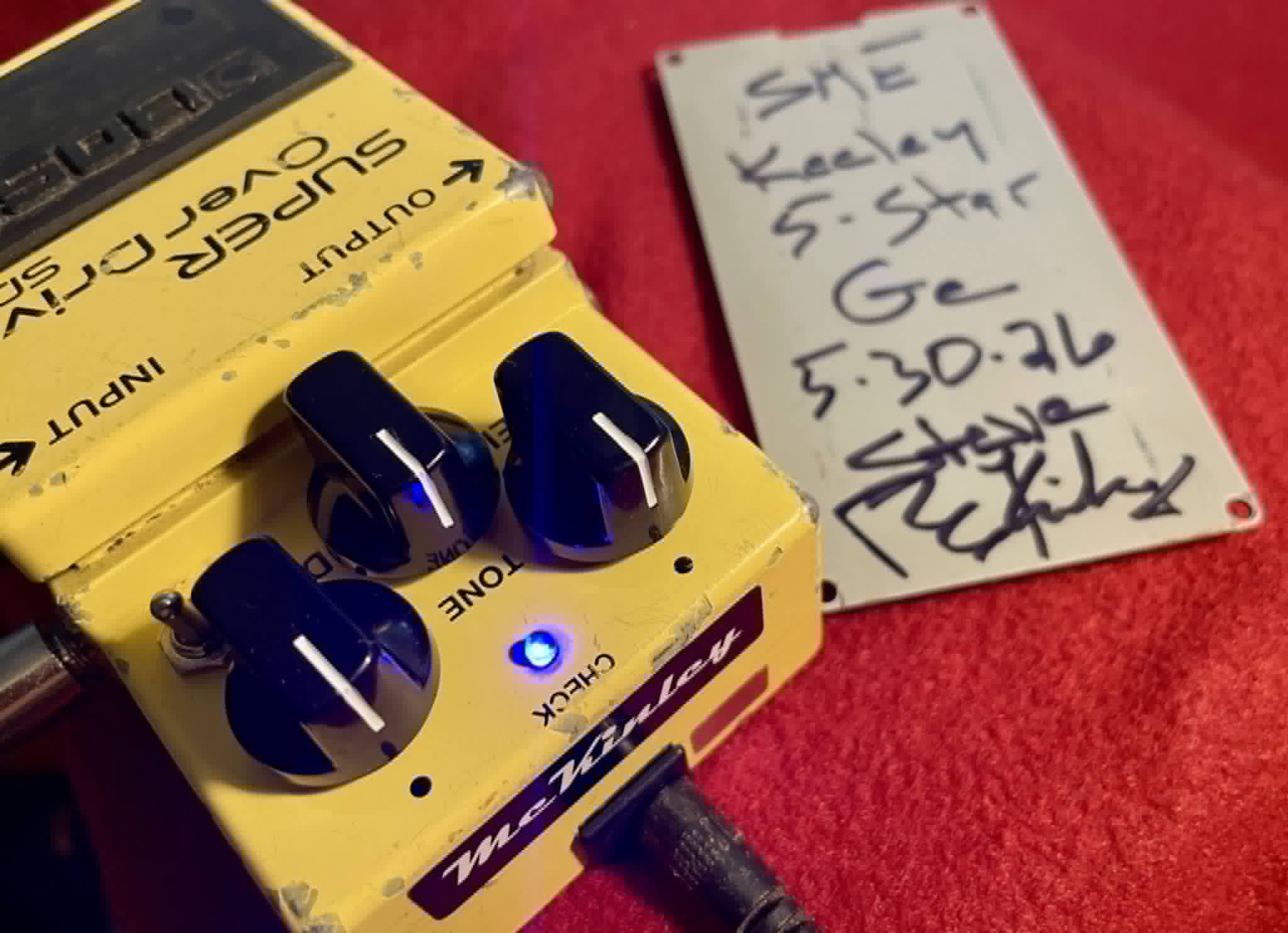 Boss SD-1 w/ Keeley-Style Germanium Mod – Silver Label Platform