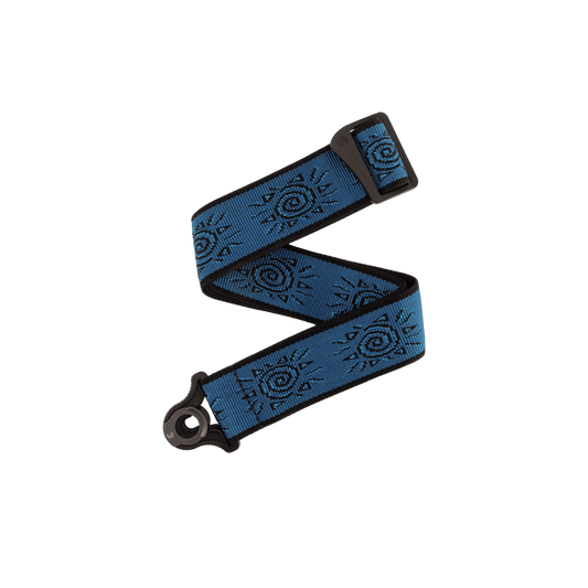 D'Addario Auto Lock Guitar Strap - Blue Suns