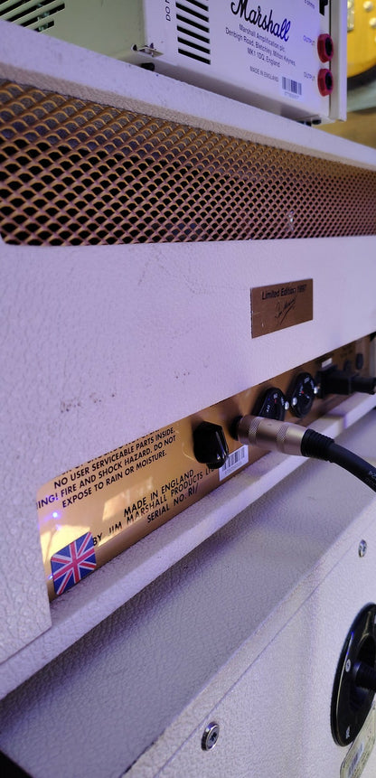 Marshall 1987X Plexi Reissue Half Stack – White Tolex – 50 Watts of Guitar Heaven – 1997 Limited Edition - (only 250 made) – Steve McKinley Approved!
