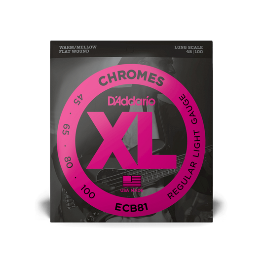 D'Addario ECB81 Chromes Regular Light Long Scale Bass Strings