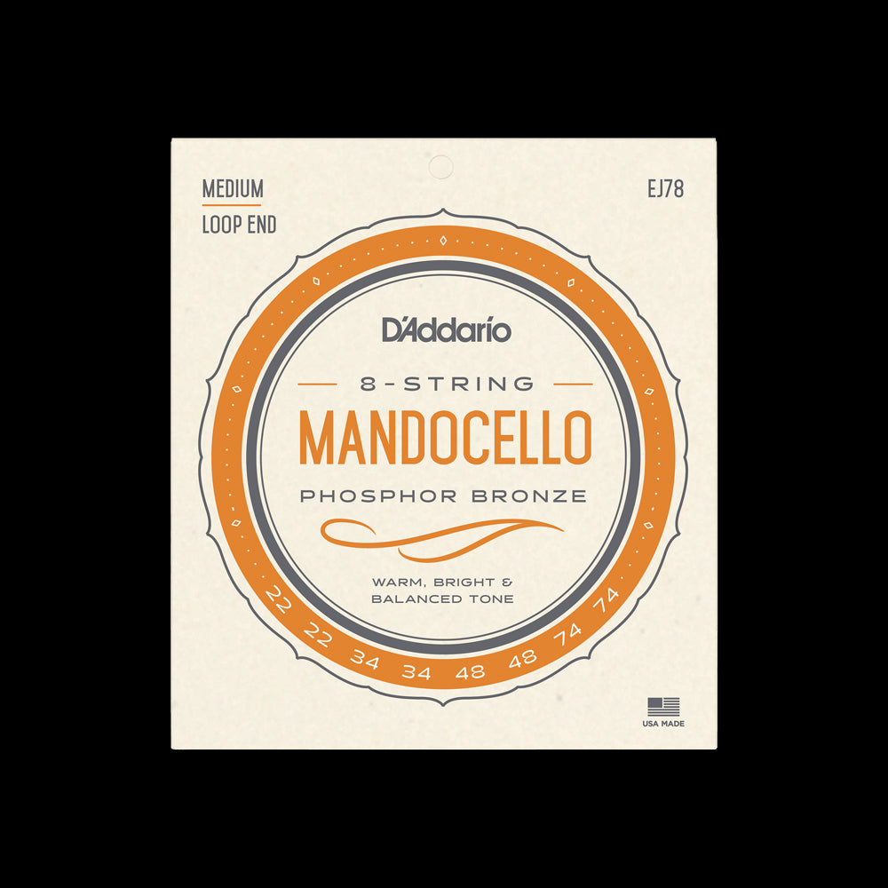 D'Addario 22-74 Mandocello Set EJ78