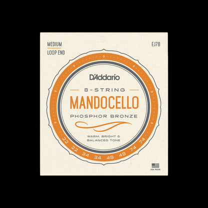 D'Addario 22-74 Mandocello Set EJ78