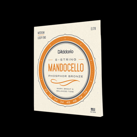 D'Addario 22-74 Mandocello Set EJ78