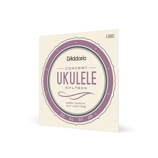 D'Addario EJ88C Nyltech Ukulele Strings, Concert