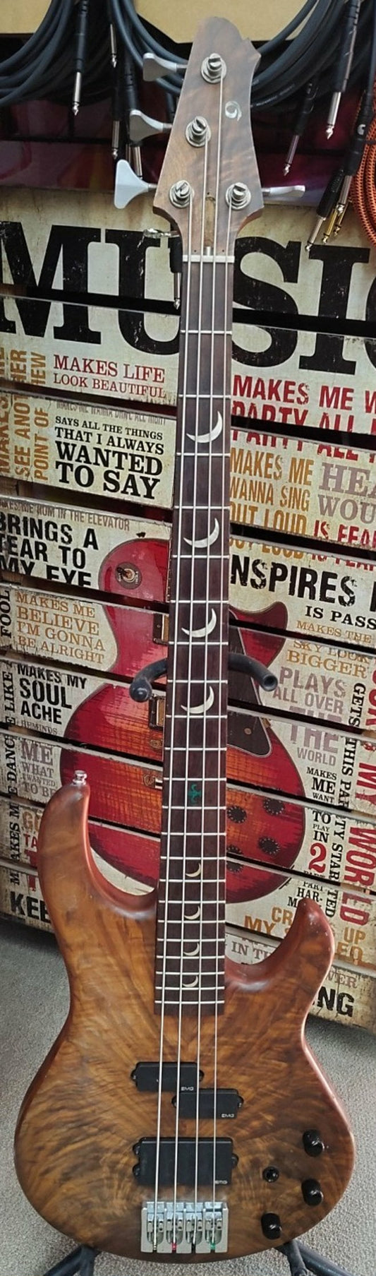 The Voodoo Master - Custom Made - One-Of-A-Kind - NOLA Bass w/EMG Pickups