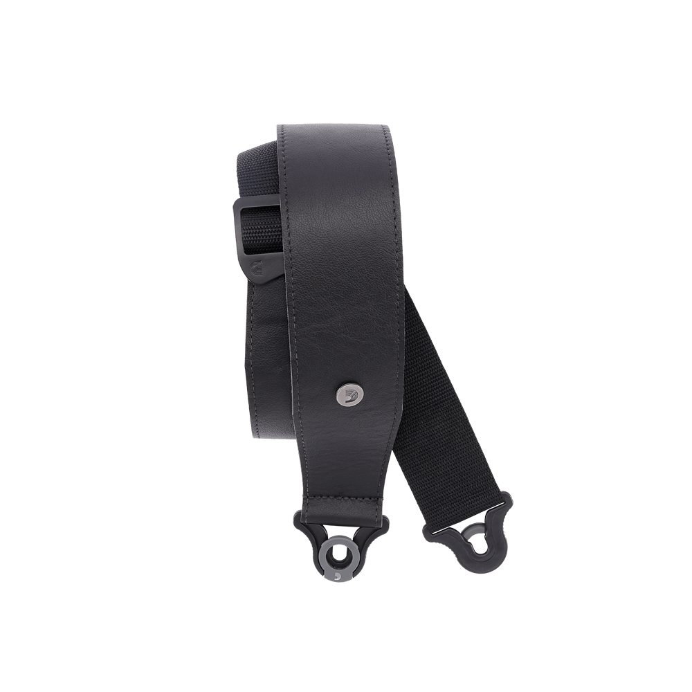 D'Addario Auto Lock Guitar Strap - COMFORT LEATHER