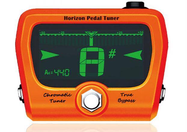 GoGo Tuners Horizon Chromatic Pedal Tuner in Orange
