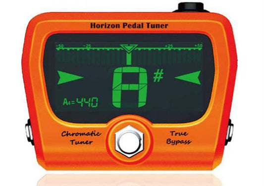 GoGo Tuners Horizon Chromatic Pedal Tuner in Orange