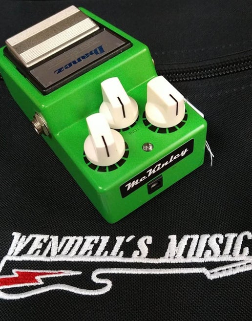 Steve McKinley Elec. Ibanez TS9 "SRV SPECIAL" Tube Screamer mod w/Blue LED